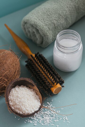 scalp scrub product in jar with natural ingredients