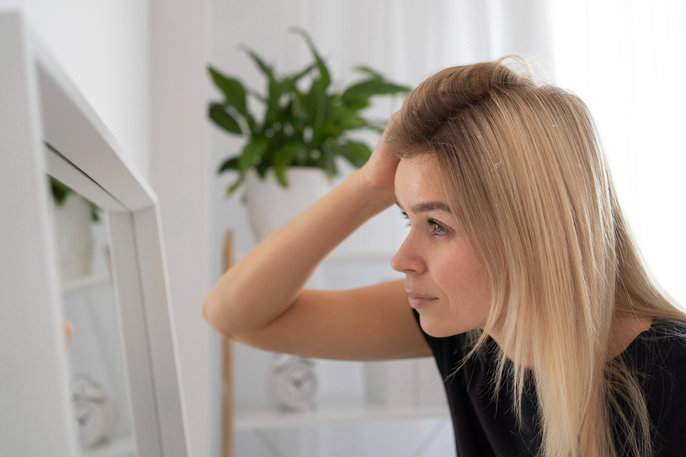 dandruff vs product buildup