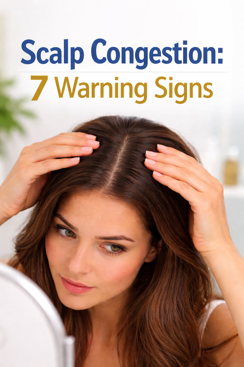 Scalp Congestion: 7 Signs Your Hair Follicles Are Clogged
