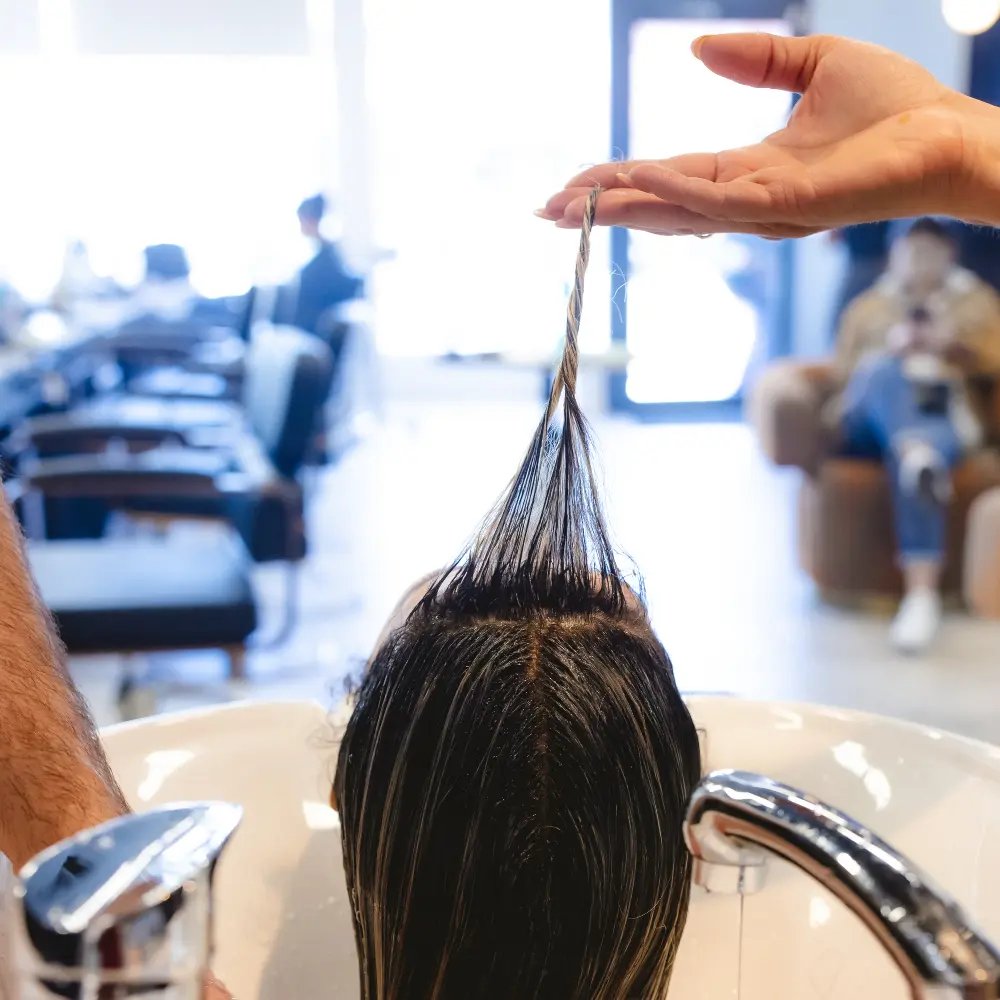 Hāste Urban Hair Spa styling detail