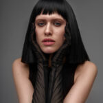 glass hair look