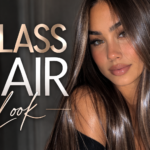 glass hair look