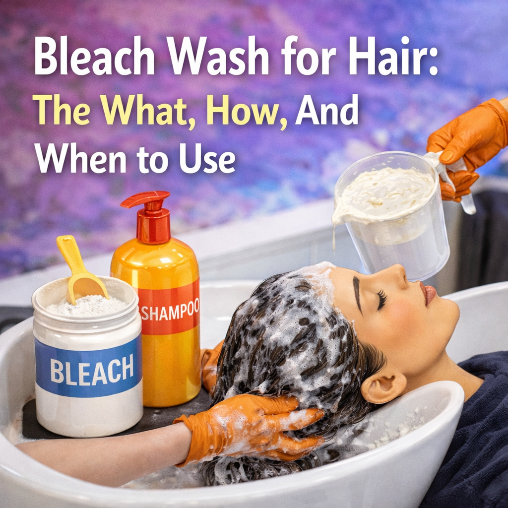bleach wash for hair