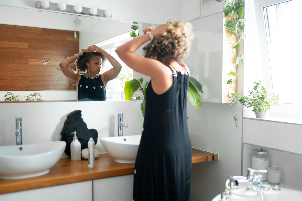 minimalist hair care