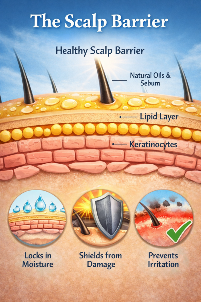 Scalp Barrier Repair: Why It Matters for Healthy Hair 1 Scalp barrier