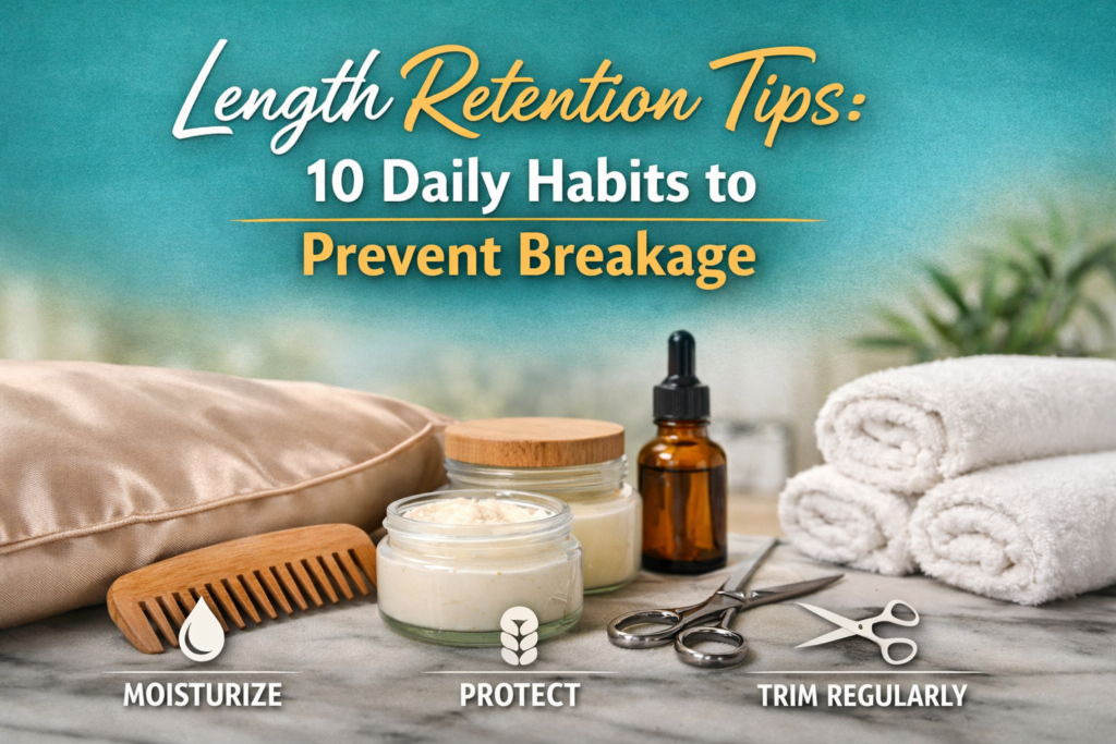 Hair Not Growing? Cause, Fixes & Growth Boost Guide 8 length retention tips