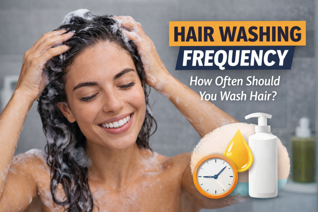 hair washing frequency